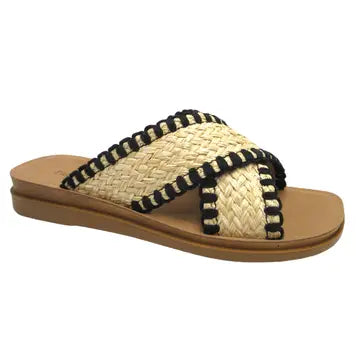 Pierre Dumas Caliso Black/Neutral Sandal