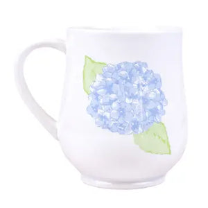 Hydrangea Mug White/Multi 18oz