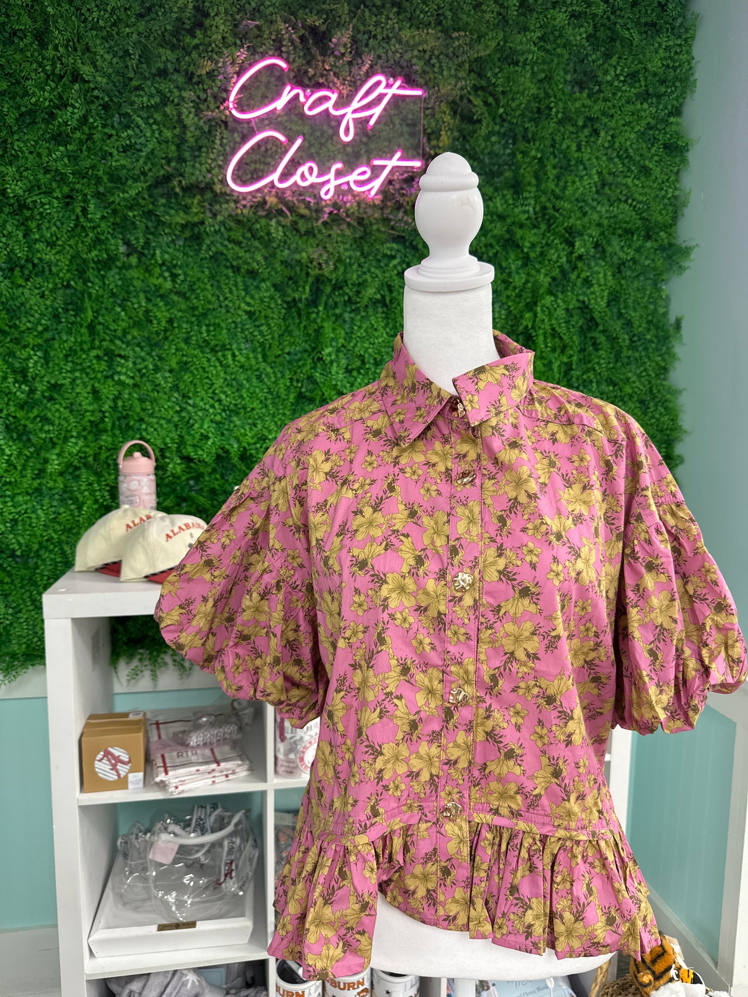ENTRO Short Sleeve Top In Dusty Pink