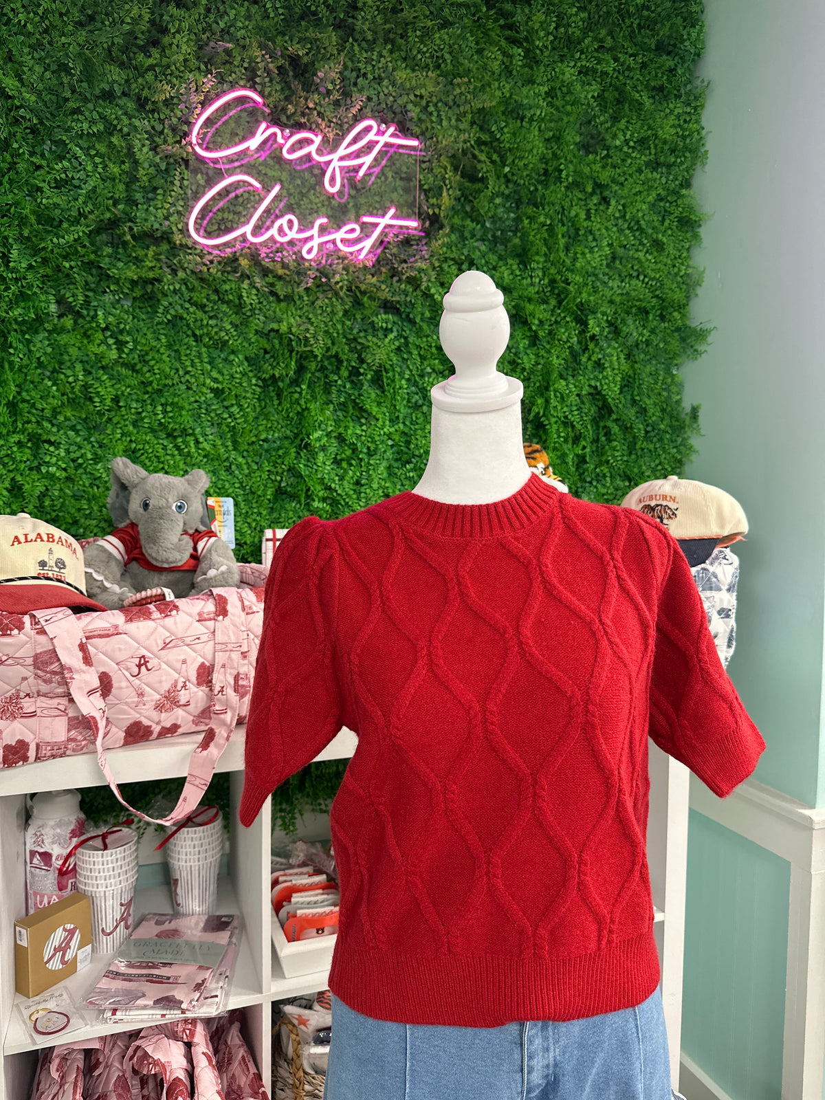 ENTRO Top In Scarlet