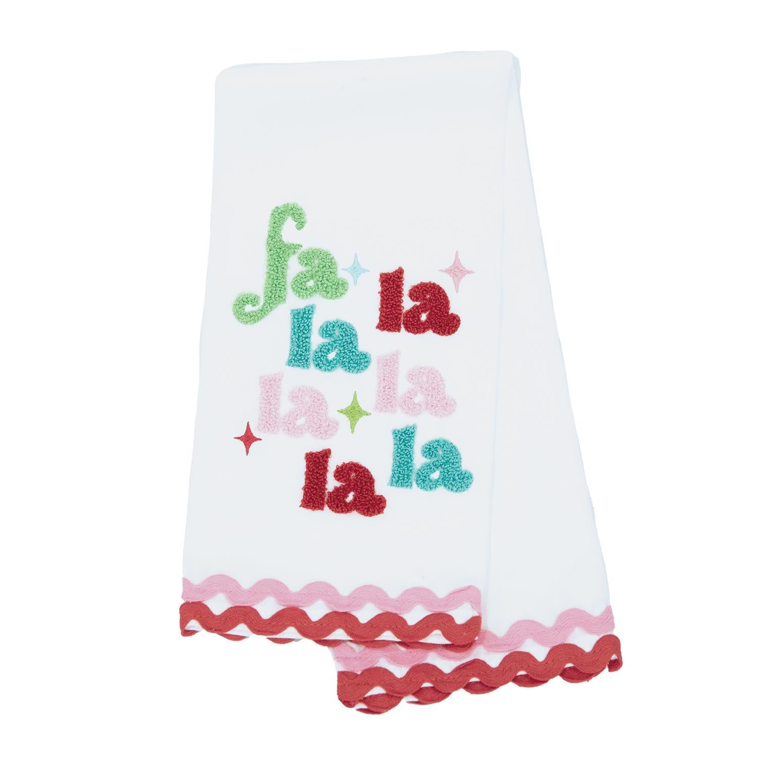 Mary Square Fa La La Tea Towel