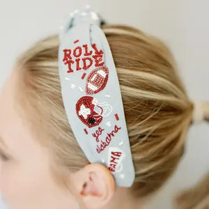 University of Alabama Beaded Headband