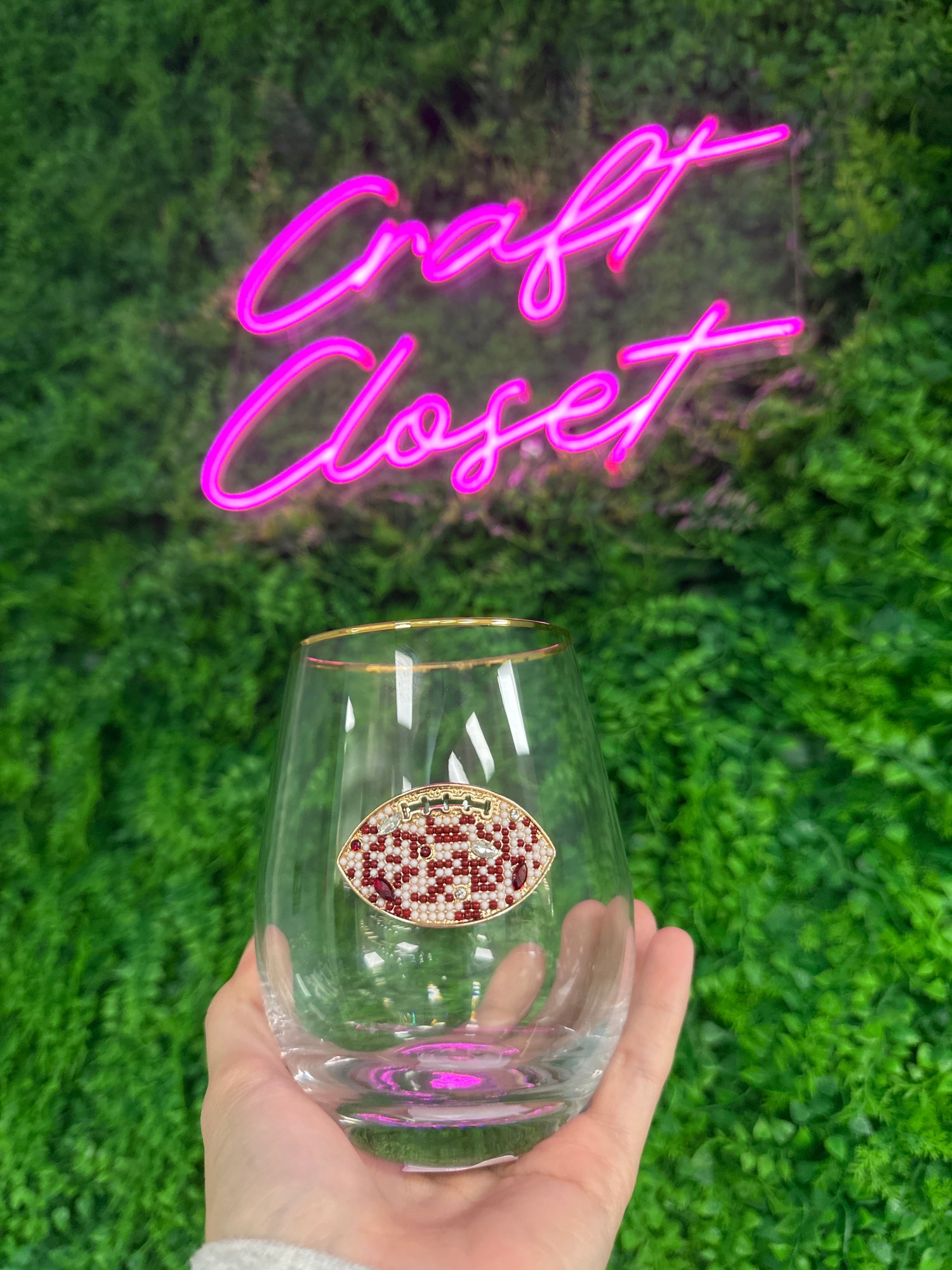 Mary Square Stemless Wine Glass