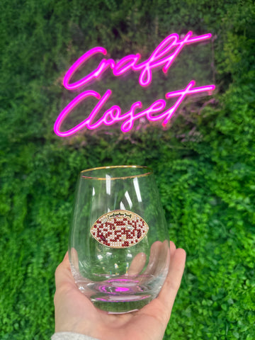 Mary Square Stemless Wine Glass
