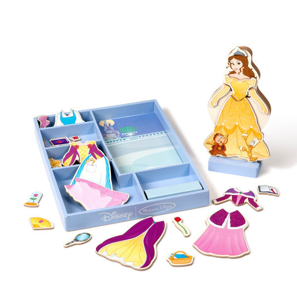 Melissa & Doug- Belle Wooden Magnetic Dress-Up