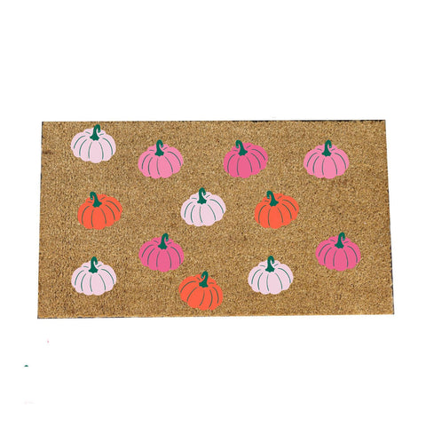 Mary Square Pumpkins Door Mat In-Store Only