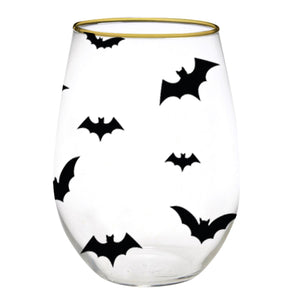 Mary Square Bats Wine Glass In Store Only