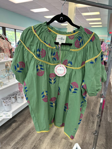 Umgee Top In Sage Green