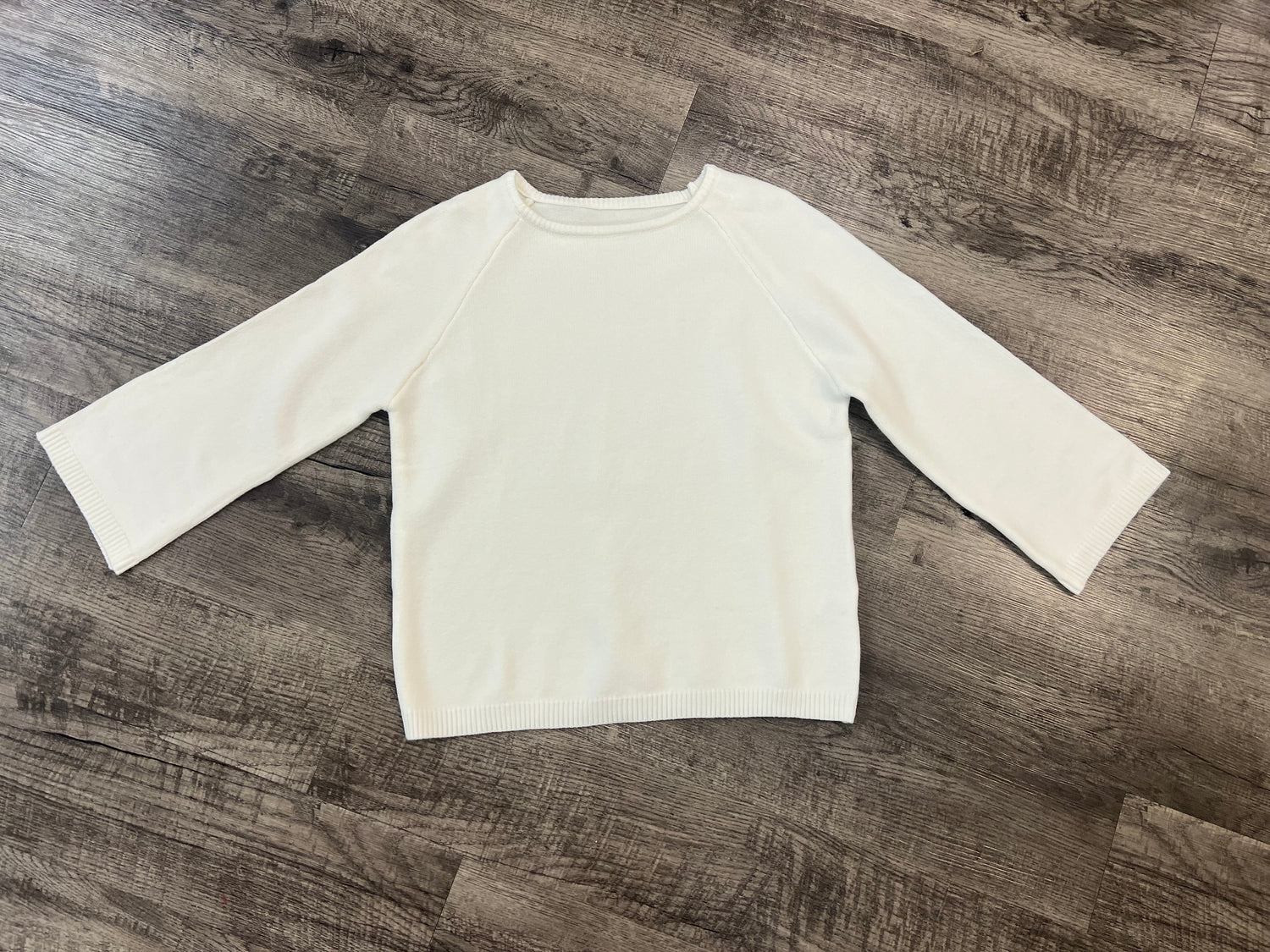 Barefoot Solid Knit Sweater In White *FINAL SALE*