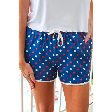 Jess Lea- Americana Polka Dot Everyday Shorts