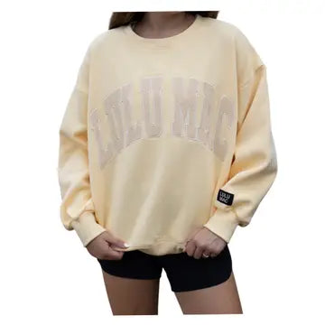 Lulu Mac Sweatshirt In Butter