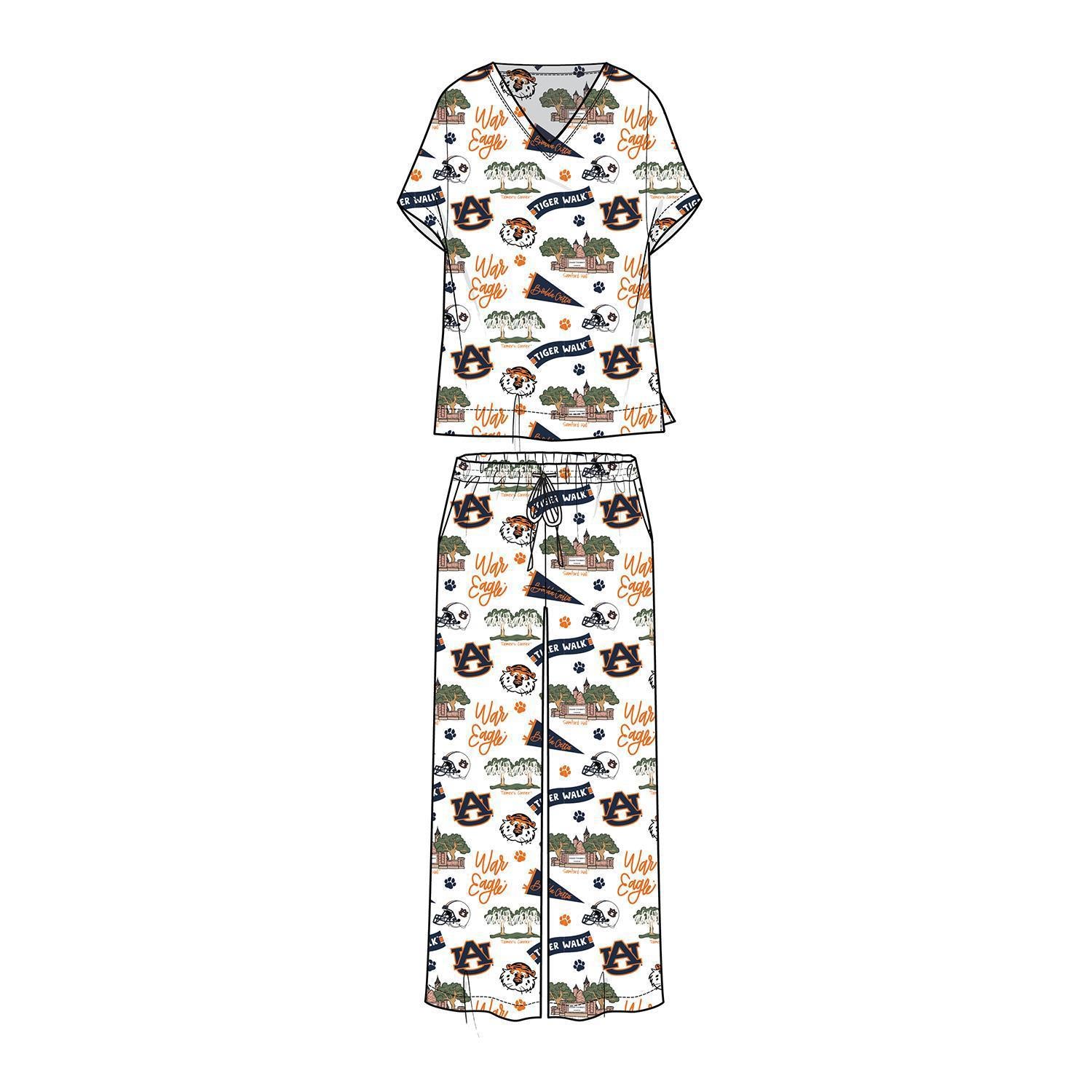 Mary Square Alli Auburn Pajama Set