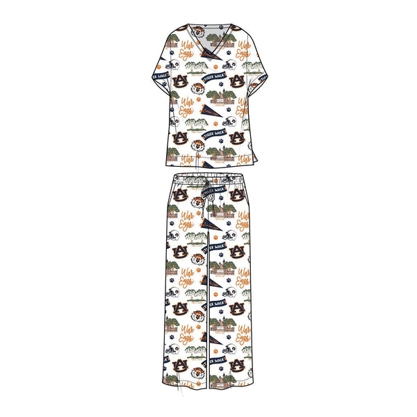 Mary Square Alli Auburn Pajama Set