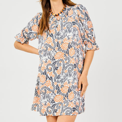 Mary Square Julie Tiger Lounge Dress