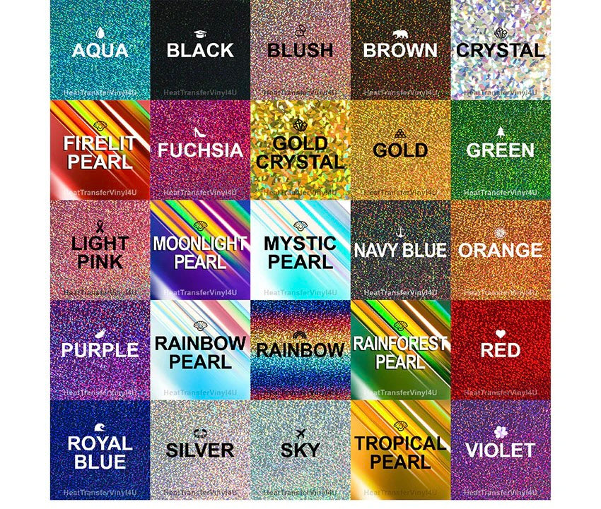 Siser Holographic HTV Sheet/Yard