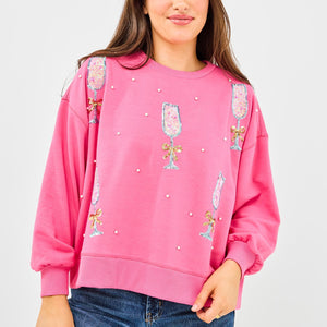 Mary Square Cheers Sweatshirt