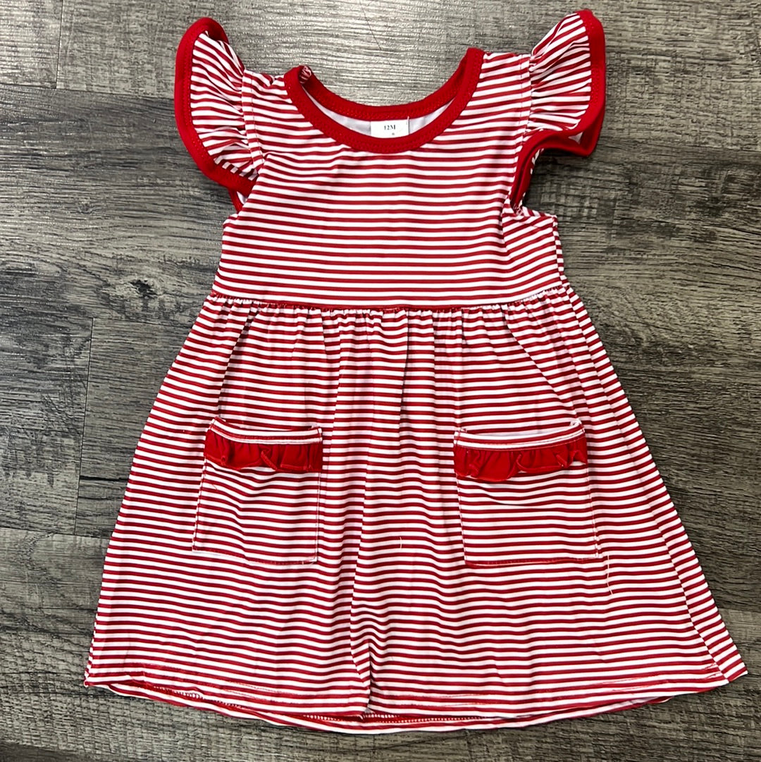Barefoot- Red Dress W/ Pockets (Spring 2024)