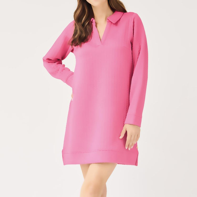 Mary Square Lindsey Dress In Pink