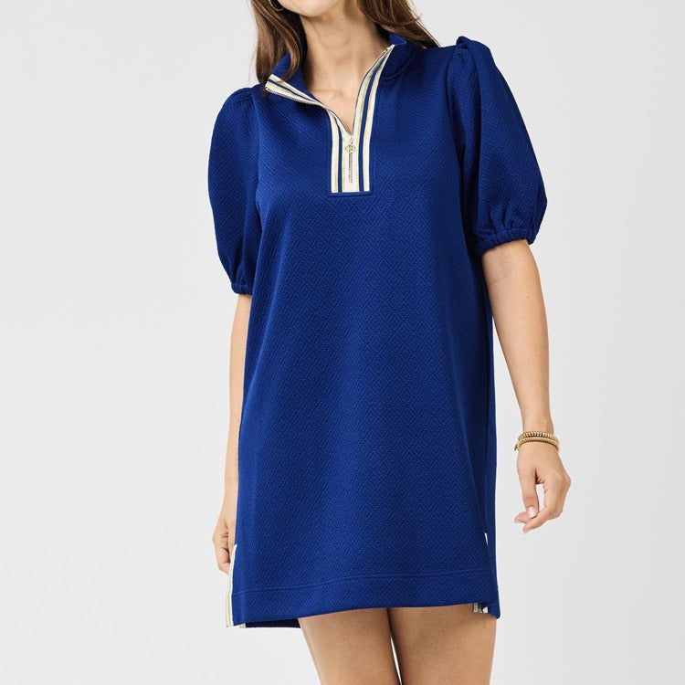 Mary Square Andie Dress In Navy