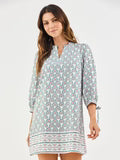 Mary Square- Lainey Dress | Sunshower Flora White