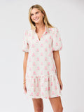 Mary Square- Nancy Dress | Sweetbriar Stripe Pink
