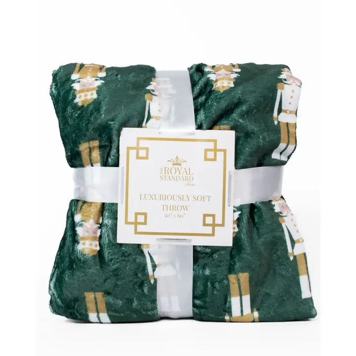 The Royal Standard- Alpine Nutcracker Throw Dark