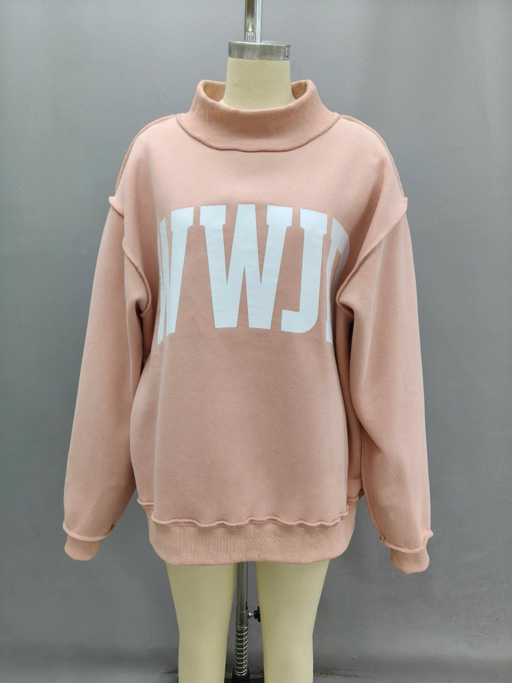 Bucketlist-  Reversible WWJD / Amen Sweatshirt In Pink *PreOrder*