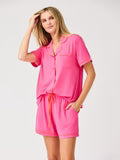 Mary Square- Women's Charlotte Shorts Set | Pink