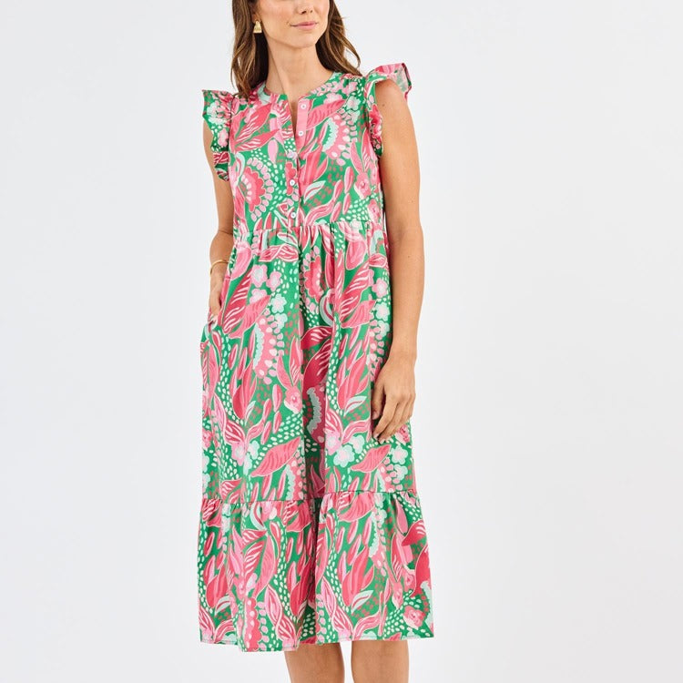 Mary Square Riley Flutter Canopy Dress