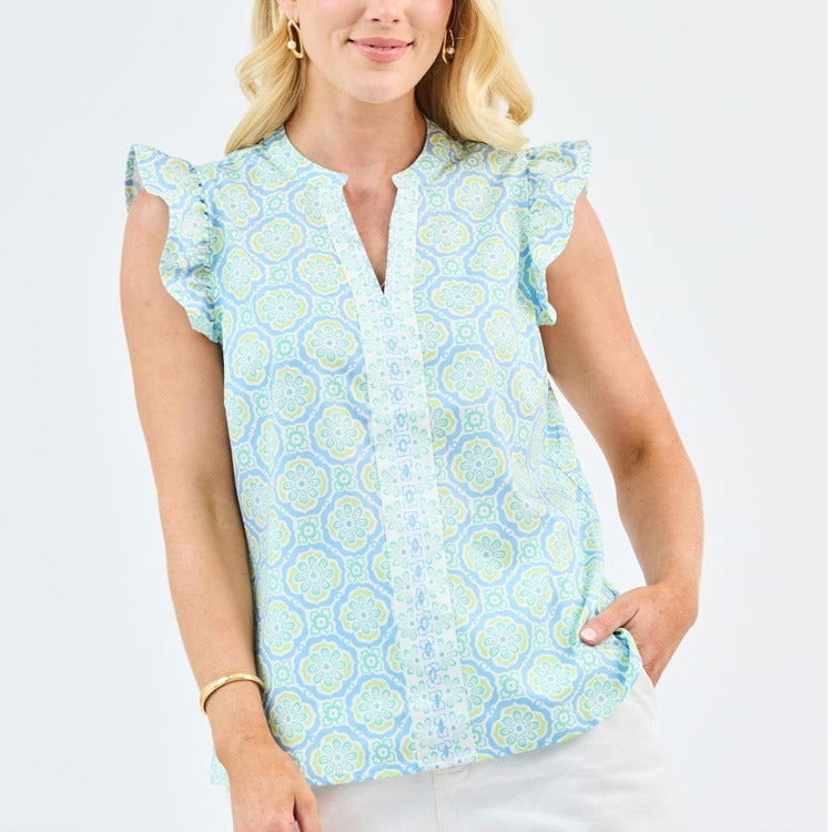 Mary Square Kira Mosaic Charm Top