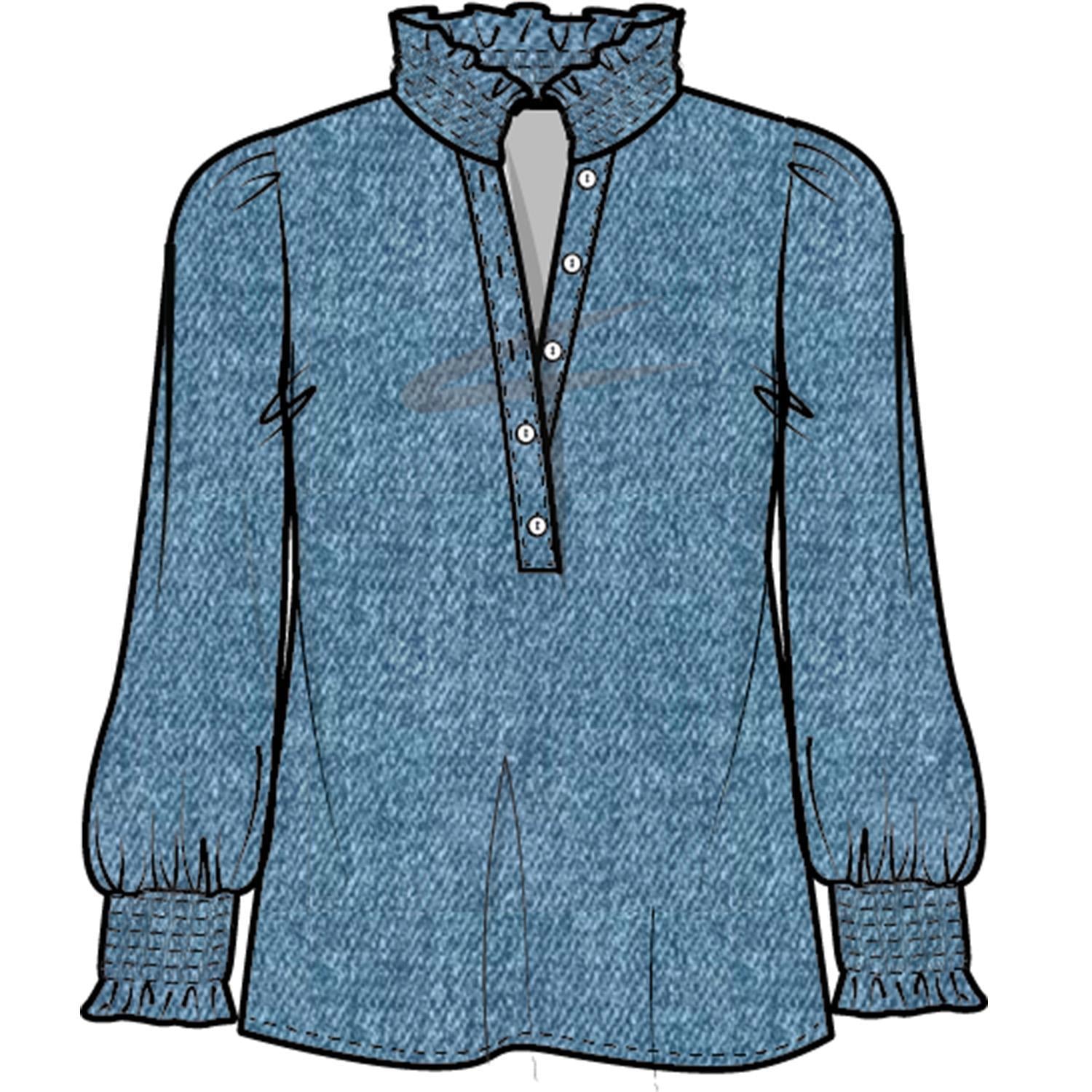 Mary Square Kimberly Chambray Top *COMING SOON*