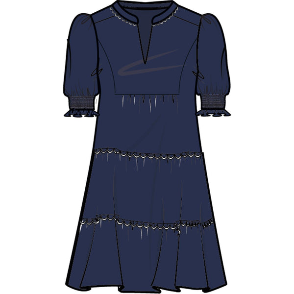 Mary Square Emerson Dress In Navy
