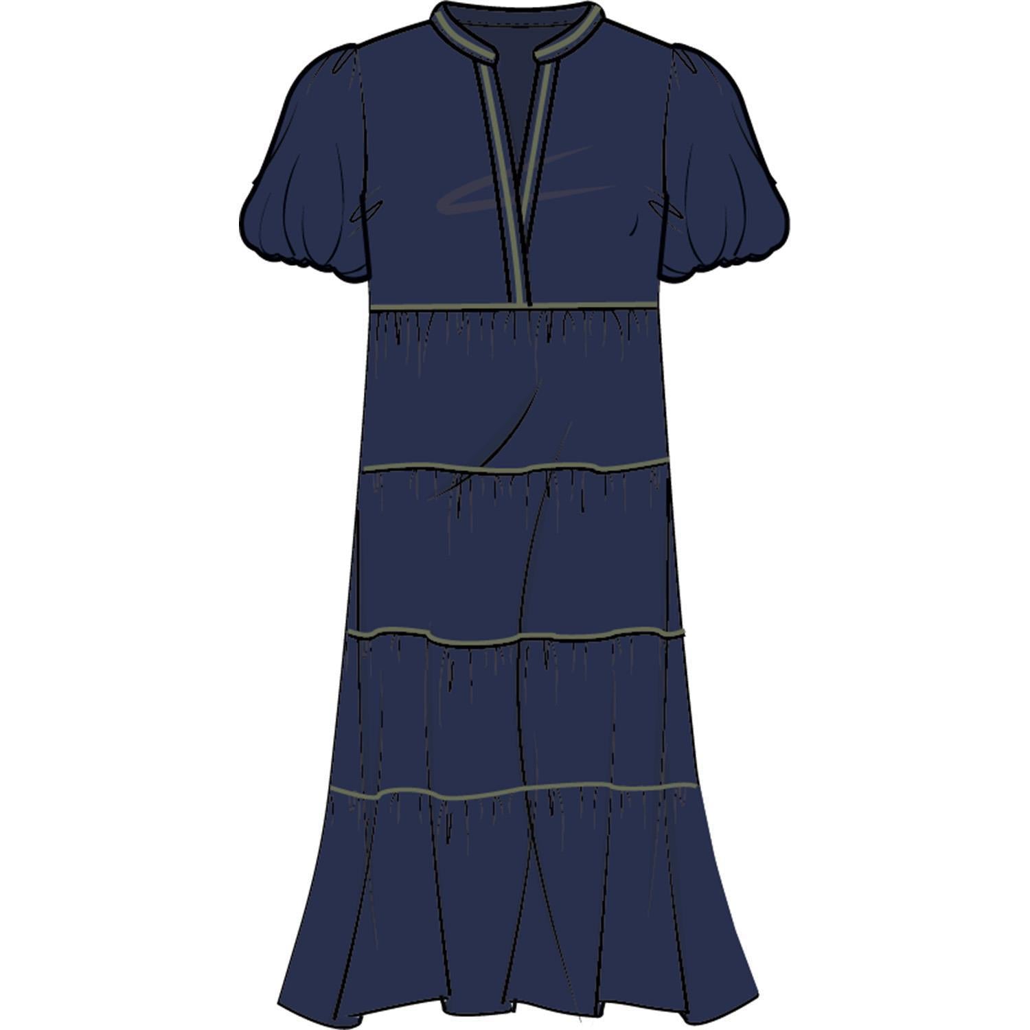Mary Square Kinsley Dress In Navy *COMING SOON*