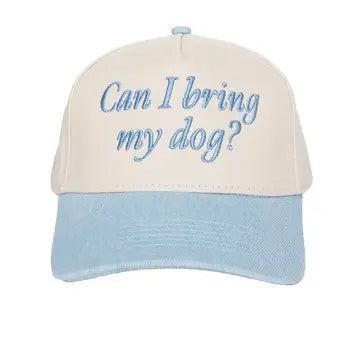 Katydid Can I Bring My Dog? Two-Toned Trucker Hat