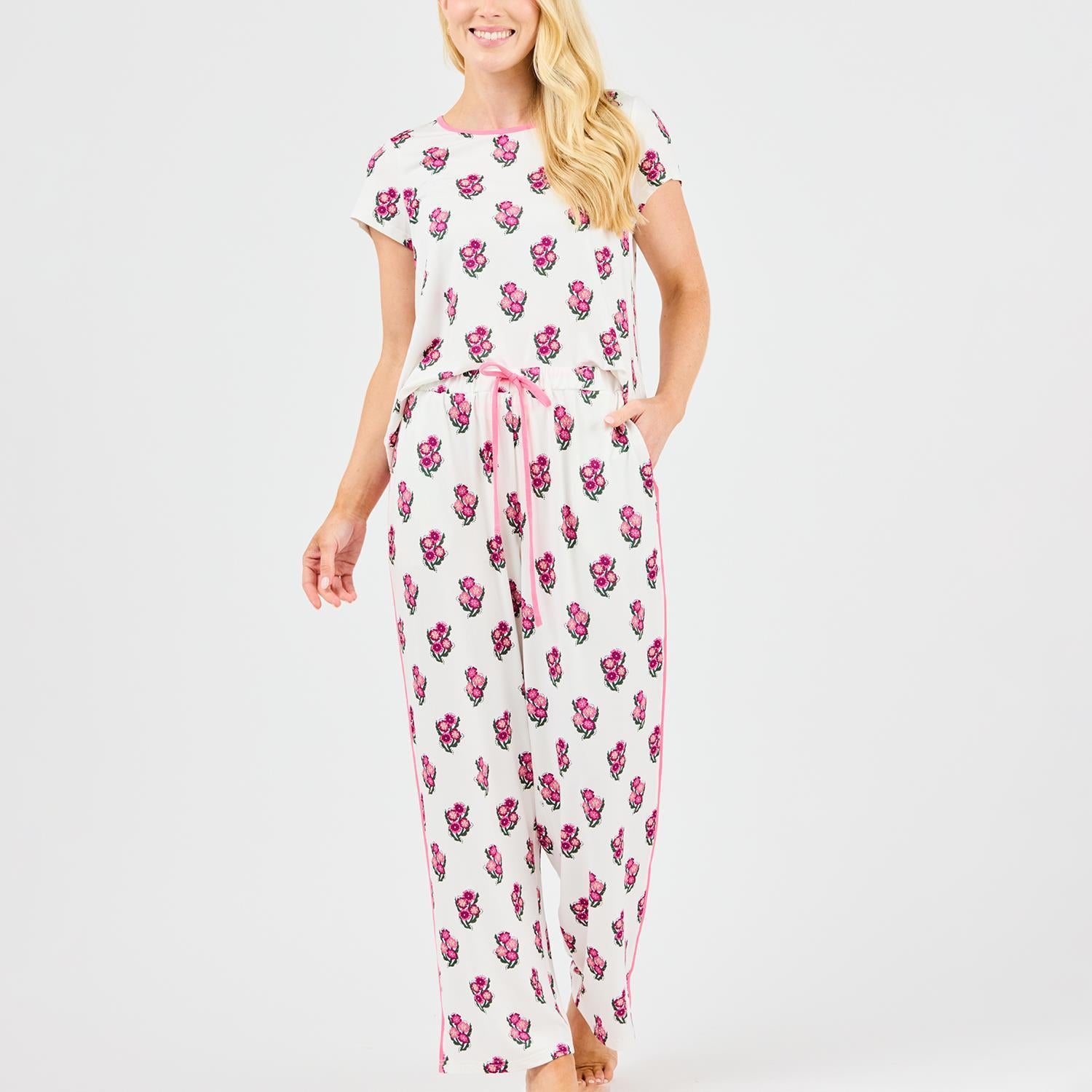 Mary Square Melody Fable Floral Pants Lounge Set