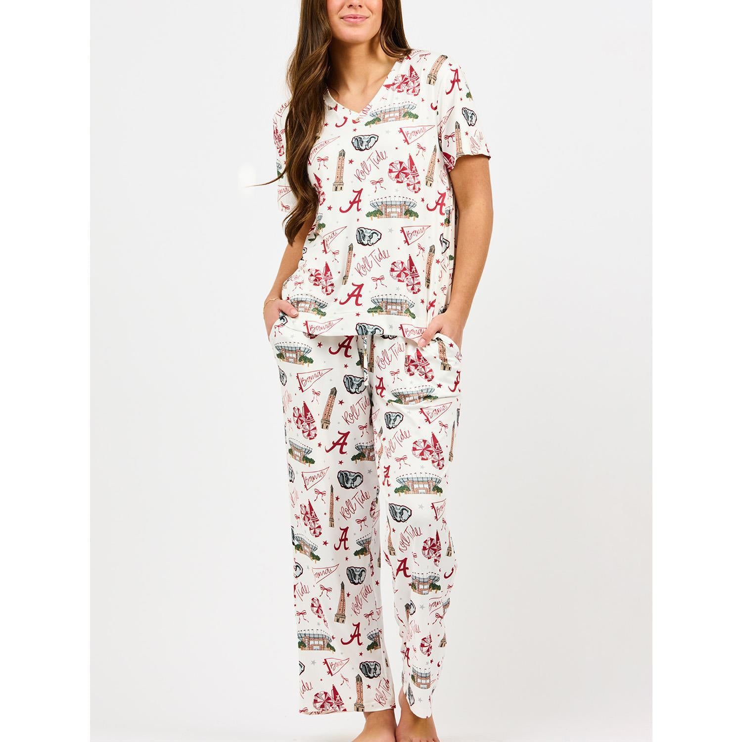 Mary Square Alli Iconic Alabama Pajama