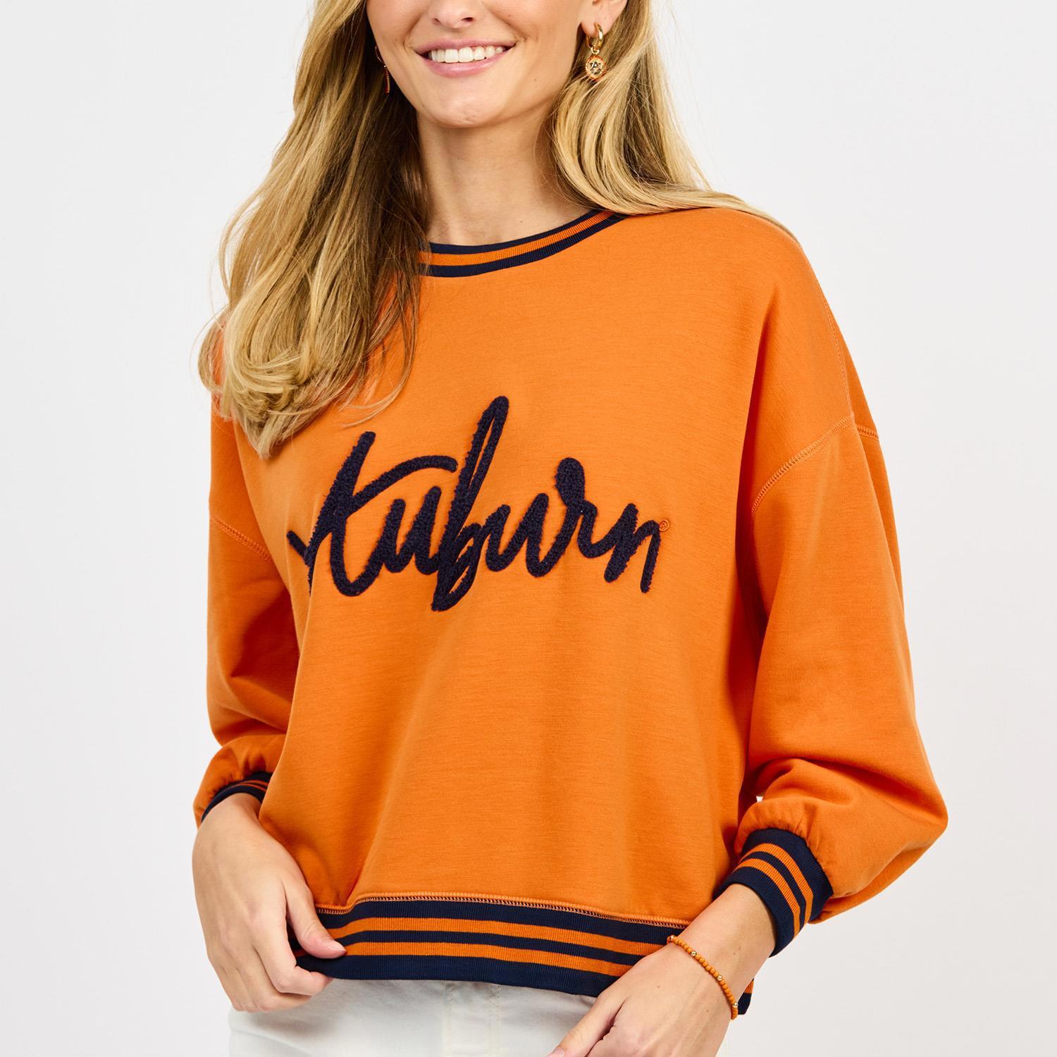 Mary Square Millie Script Auburn Top