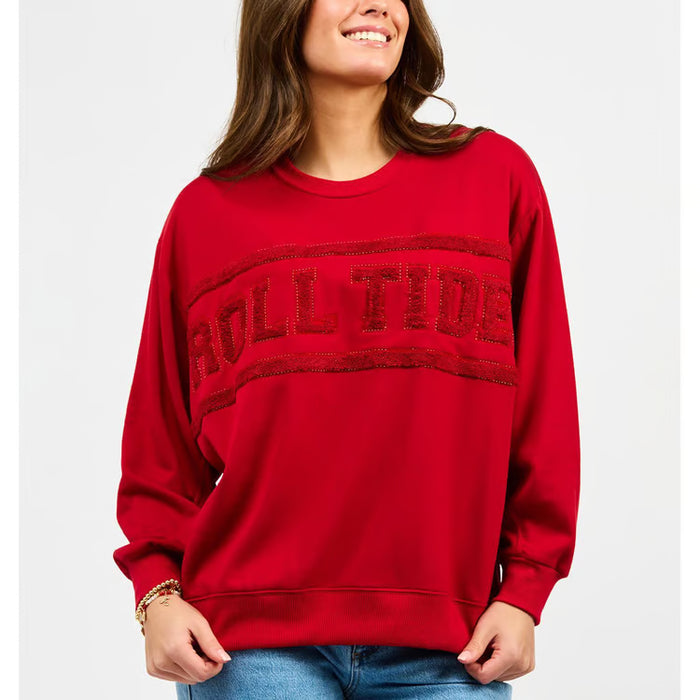 Mary Square Sarah Bama Varsity Stripe Sweatshirt