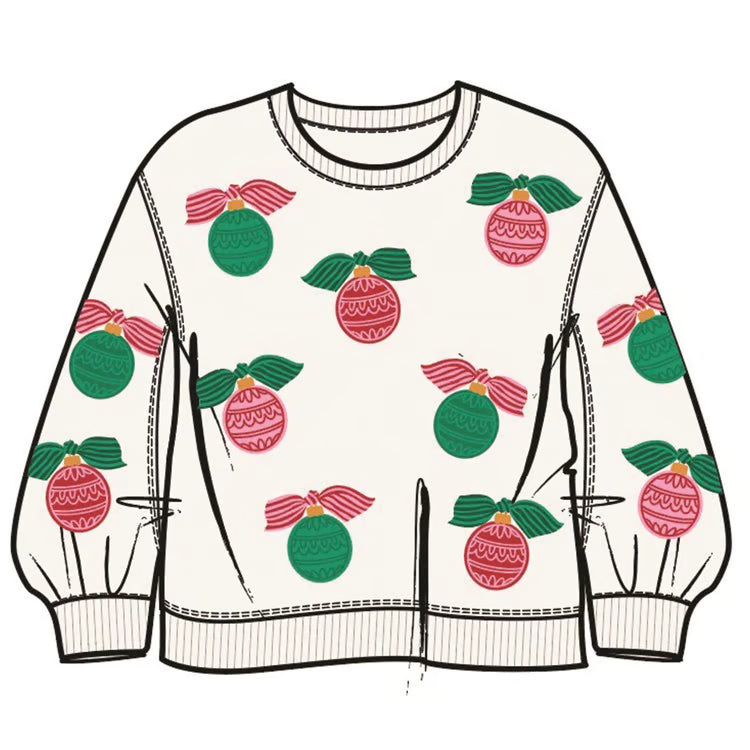 Mary Square Ornaments & Bows Sarah Sweatshirt *COMING SOON*
