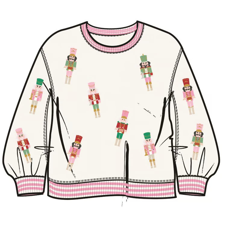 Mary Square Small Nutcrackers Sarah Sweatshirt