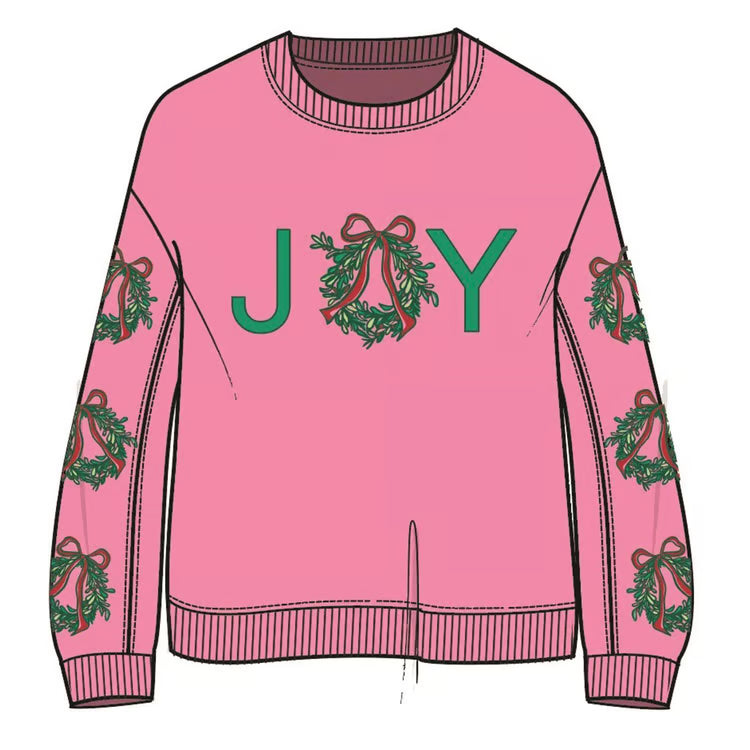 Mary Square Sarah Joy Wreath Sweatshirt