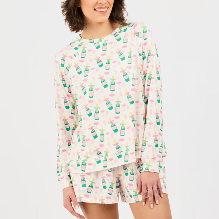 Mary Square Annie Champagne Toast Pajamas