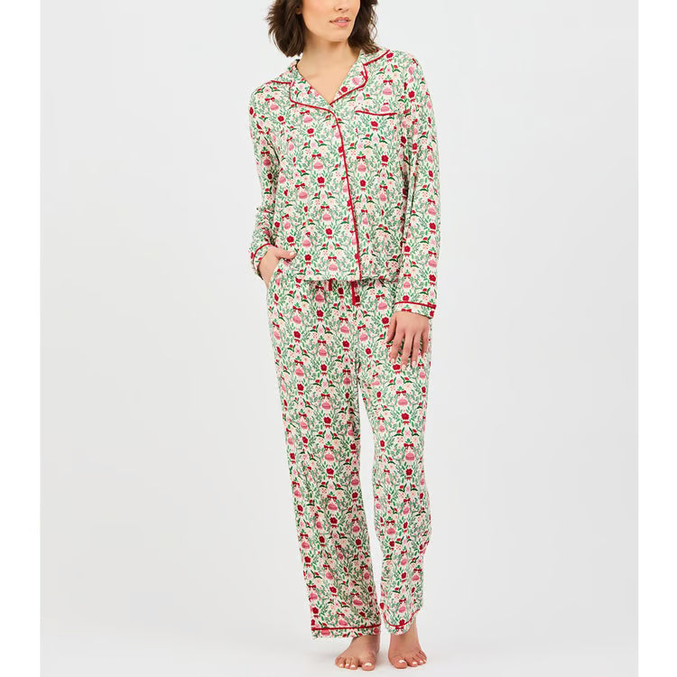 Mary Square Charlotte Trimmed With Joy Pajamas