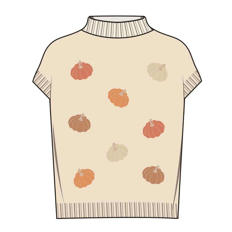 Mary Square Josie Mini Pumpkin Sweater