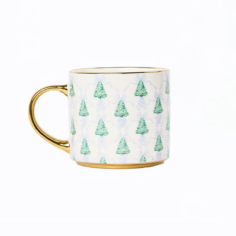 Mary Square Cafe Mug In Winter Pines