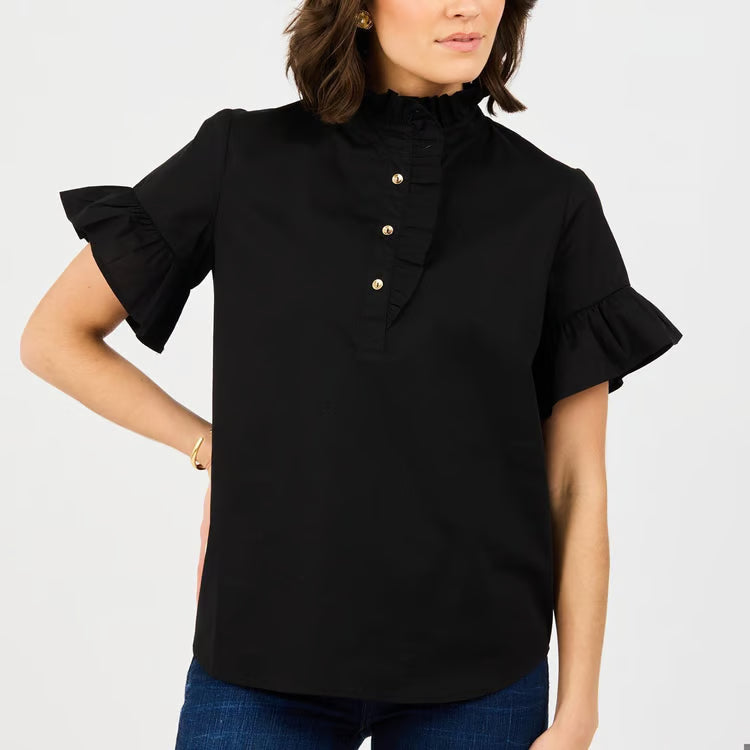Mary Square Kate Top In Black