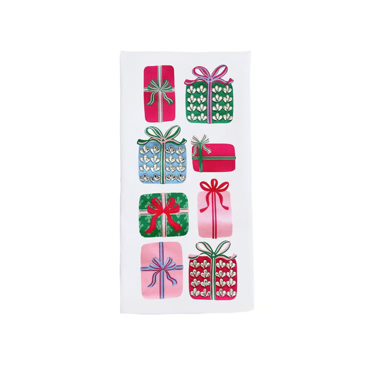 Mary Square Wrapped In Cheer Tea Towel