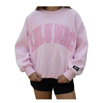 Lulu Mac Sweatshirt In Pink