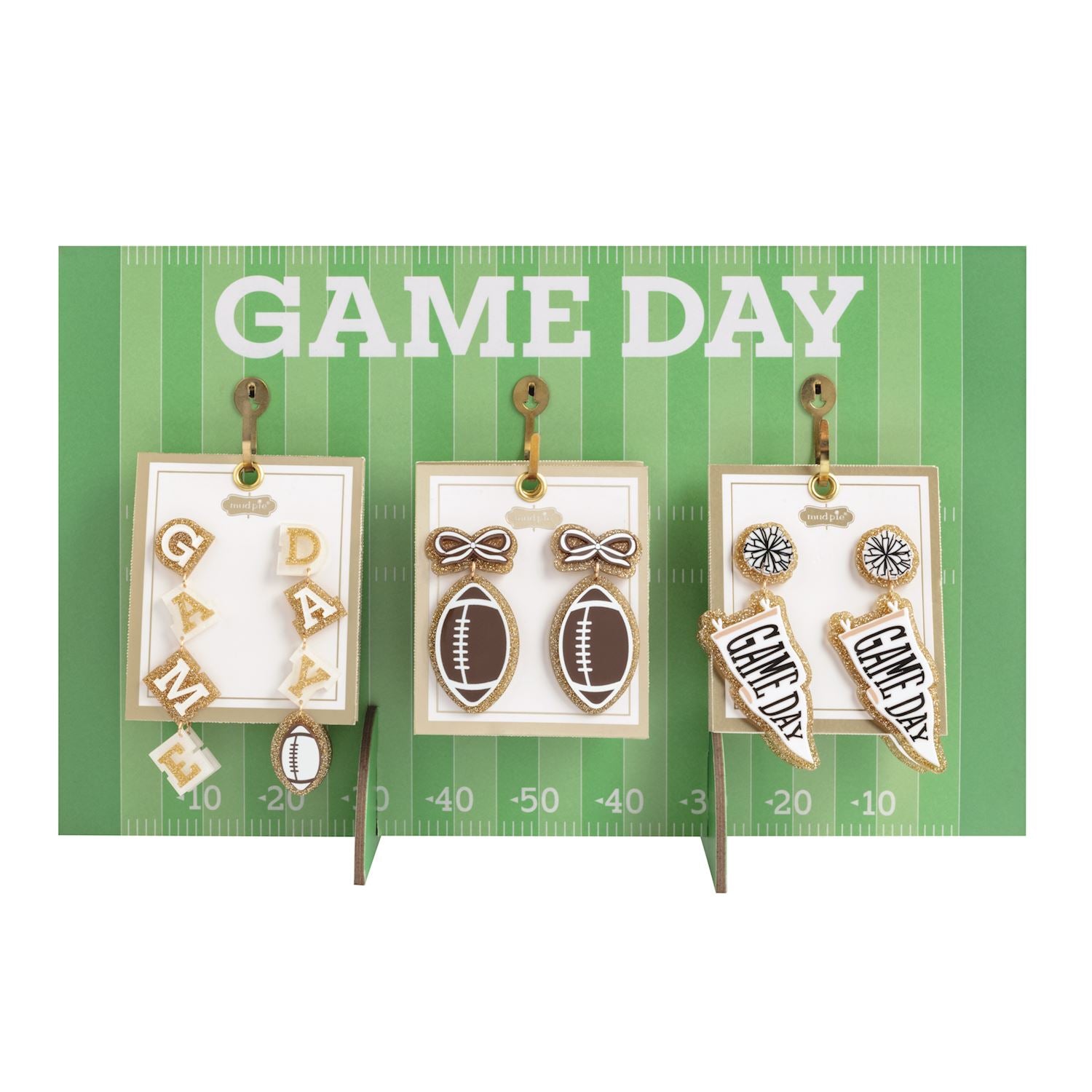 Mudpie- Tailgate Earrings 