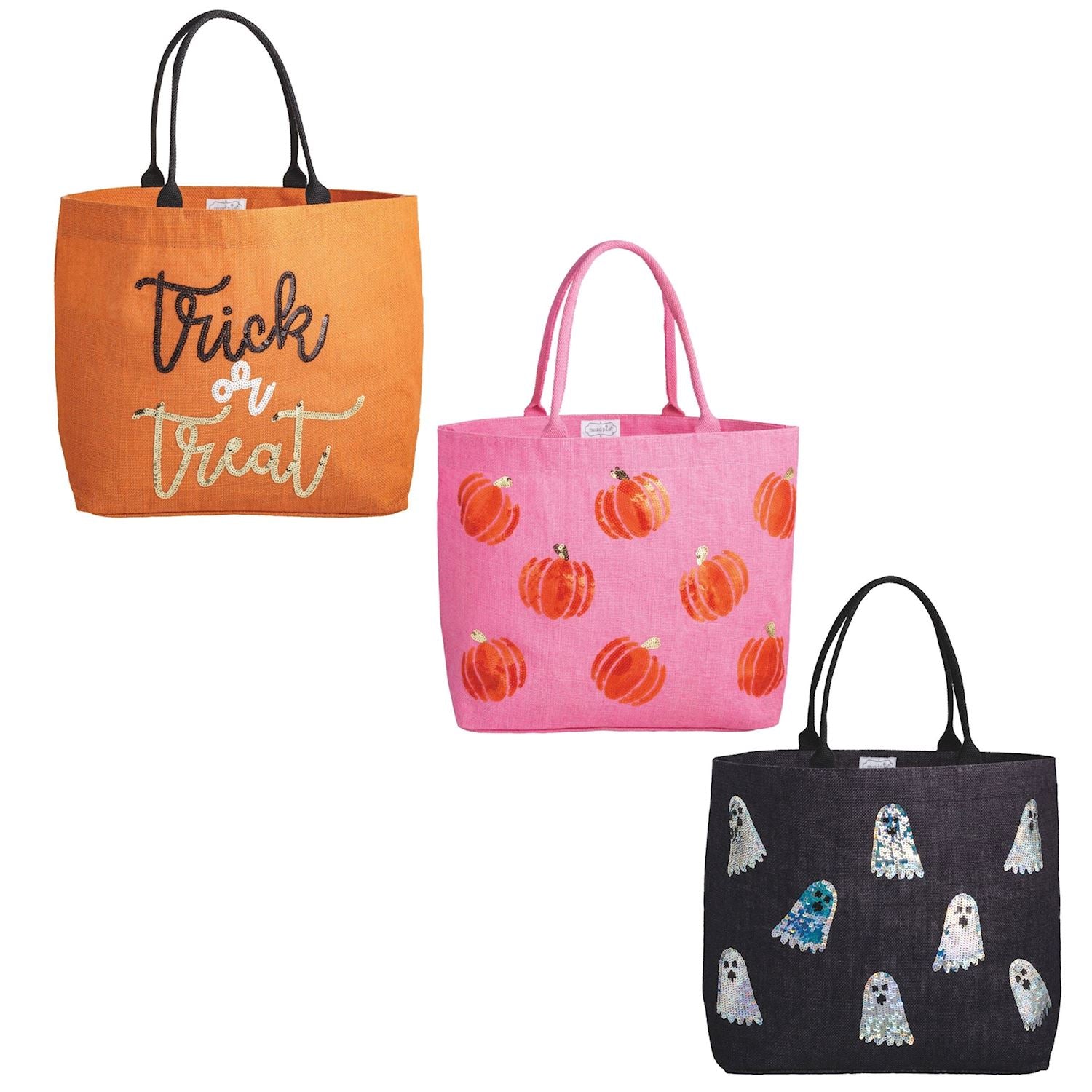 Mudpie- Halloween Sparkle Totes 
